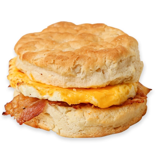 Bacon eggg cheese biscuit